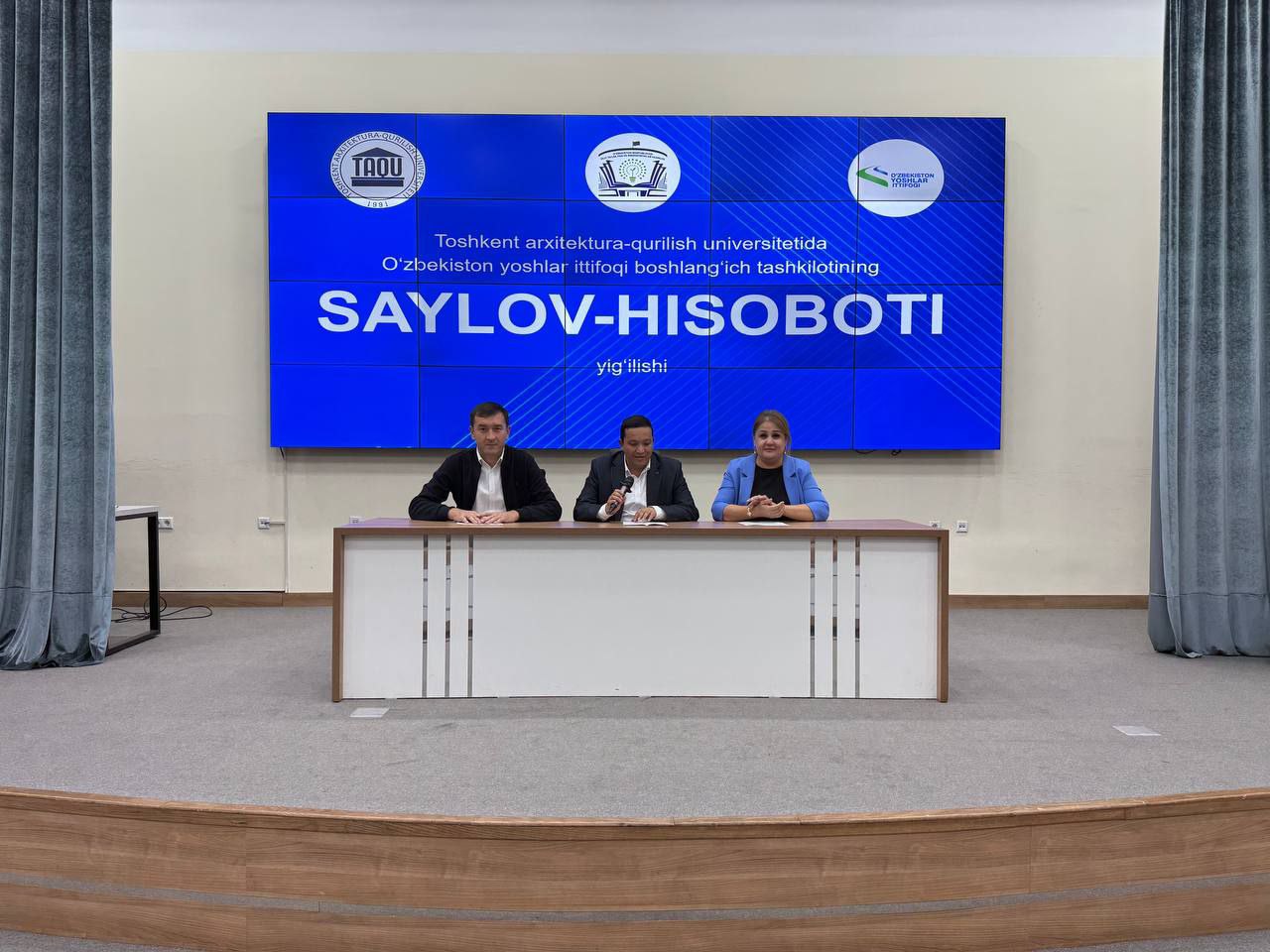 TAQU Yoshlar ittifoqi boshlang‘ich tashkilotining saylov-hisobot yig‘ilishi bo‘lib o‘tdi